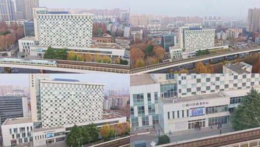 武汉硚口区政务中心高清在线视频素材下载