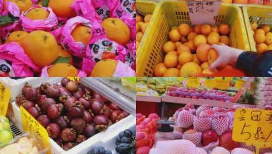 水果店挑选水果高清在线视频素材下载