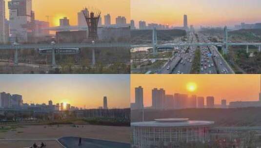 武汉光谷空轨现代交通高清在线视频素材下载