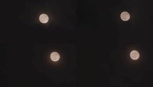 月亮圆月月球延时拍摄高清在线视频素材下载