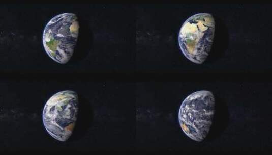 地球自转素材高清在线视频素材下载