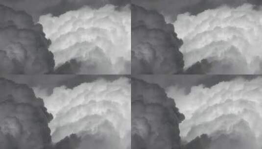 暴风云的空中景观高清在线视频素材下载