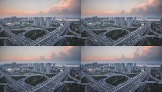 武汉宣传片武汉二七长江大桥引桥6K高清在线视频素材下载