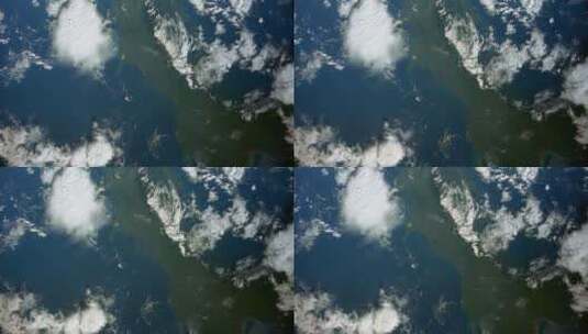 来自太空地球照片高清在线视频素材下载