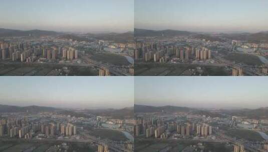中山市坦洲镇全景4K航拍原素材5高清在线视频素材下载