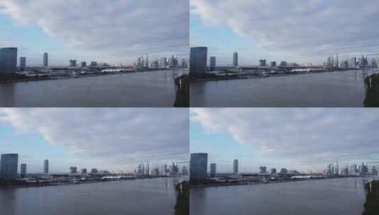 广东省广州市市中心城市风光航拍高清在线视频素材下载