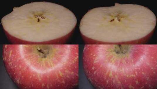【镜头合集】红富士苹果水果健康高清在线视频素材下载