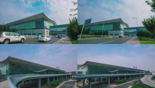 咸阳国际机场航站楼高清在线视频素材下载