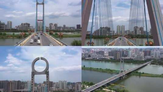2022咸阳渭河渭城桥|4K航拍合集高清在线视频素材下载