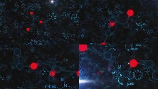 神秘分子运动高清在线视频素材下载