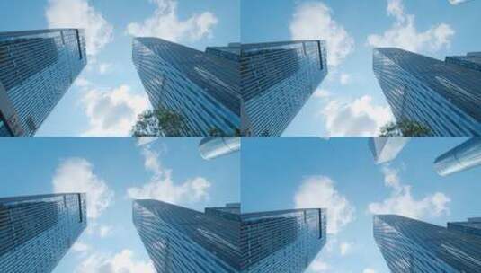广西南宁五象新区商业中心高楼大厦街景高清在线视频素材下载