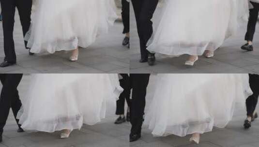 结婚婚鞋高清在线视频素材下载
