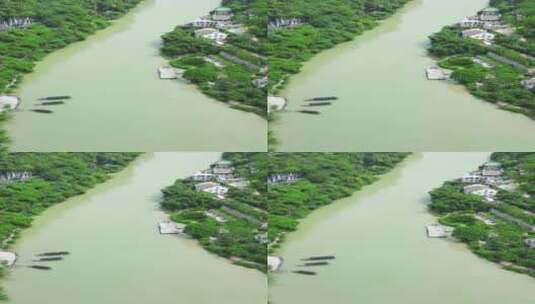 航拍湖北宜昌西陵峡风景竖屏高清在线视频素材下载