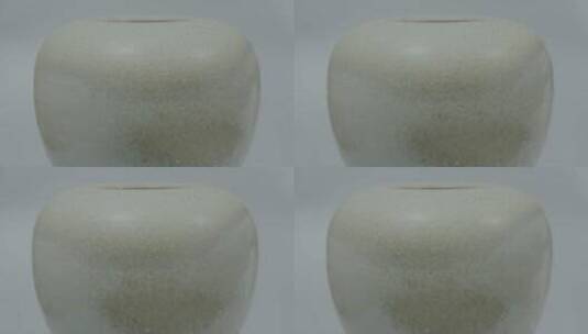 柴烧窑出窑瓷器作品展示LOG高清在线视频素材下载