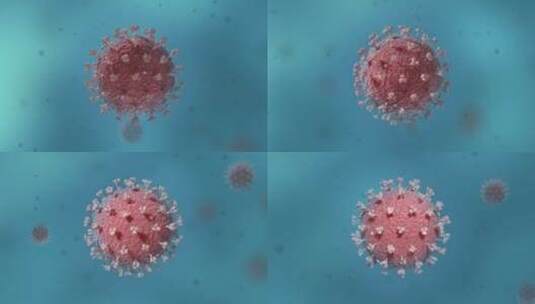 病毒 病菌 病原体 流行病 传染病 三维动画高清在线视频素材下载