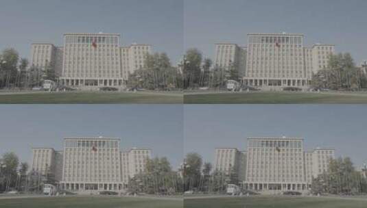 清华大学校园空镜高清在线视频素材下载