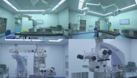 眼科医院手术室设备空镜高清在线视频素材下载