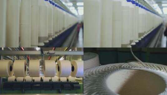 现代化智能纺织工业高清在线视频素材下载