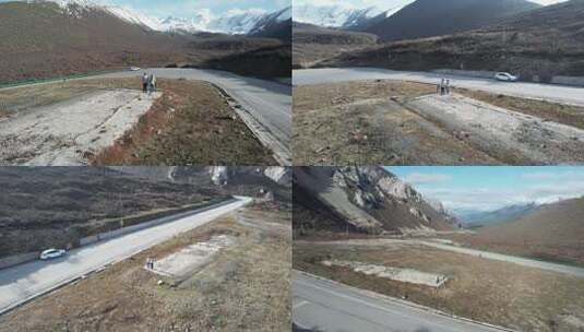四川省阿坝藏族羌族自治州松潘县雪宝顶高清在线视频素材下载