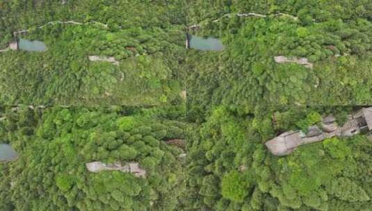 航拍福建宁德福鼎太姥山海上仙山风光高清在线视频素材下载