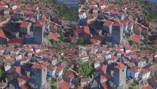 葡萄牙的孟山都村。葡萄牙最葡萄牙的村庄。高清在线视频素材下载