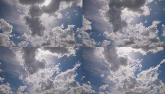 云朵飘过高清在线视频素材下载