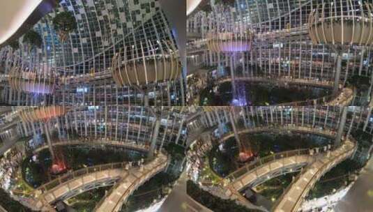 重庆光环公园商场内部建筑高清在线视频素材下载