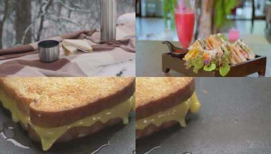 【合集】 三明治 特写 不同地区不同做法高清在线视频素材下载