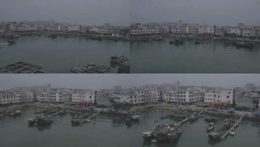 广东雷州海港渔村新时代渔村高清在线视频素材下载