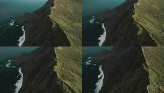 Corvo Island，亚速尔群岛，葡高清在线视频素材下载