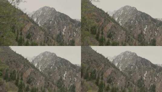 山，风景，荒野，冬季高清在线视频素材下载