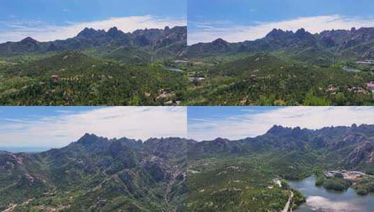 青岛大珠山风景区大山山脉高清在线视频素材下载