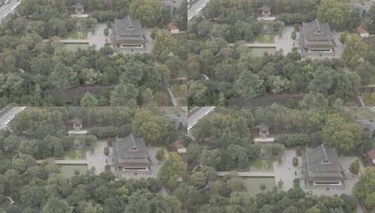 河南洛阳白马寺航拍高清在线视频素材下载