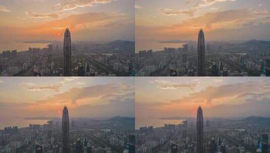 深圳日落高清在线视频素材下载