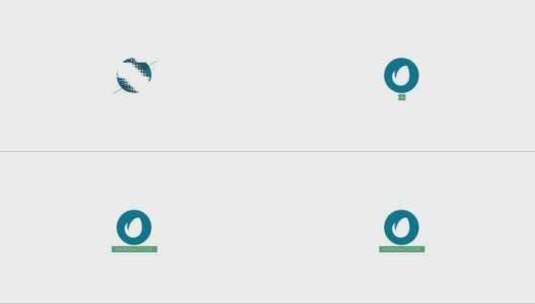 简约卡通形状合成LOGO展示AE模板高清AE视频素材下载