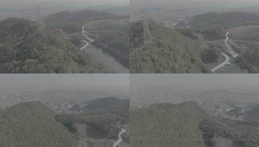 山 田野 农村 D-log高清在线视频素材下载