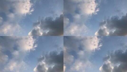 漫天的云朵高清在线视频素材下载