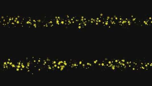 五角星星星闪烁特效视频带通道高清在线视频素材下载