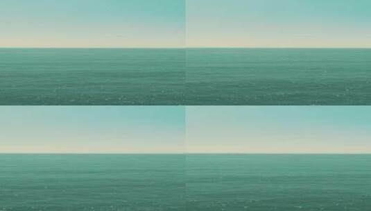 航拍蓝色大海自然风景高清在线视频素材下载
