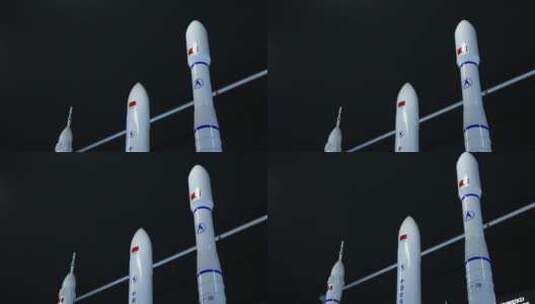 火箭发射台移轴高清在线视频素材下载
