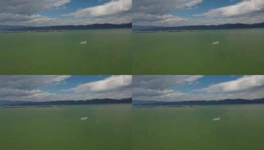 云南大理洱海湖泊自然风光航拍高清在线视频素材下载