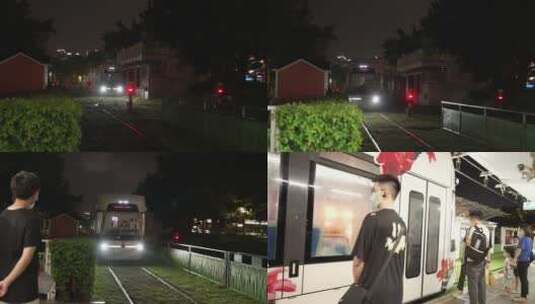 广州有轨电车高清在线视频素材下载