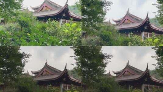 4k 佛教寺庙古建筑特写高清在线视频素材下载