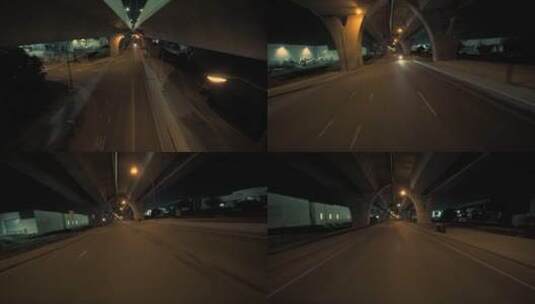 穿过桥梁隧道高清在线视频素材下载