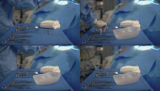 手术室内医生治疗疾病高清在线视频素材下载
