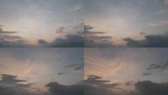 云彩变化的景色高清在线视频素材下载