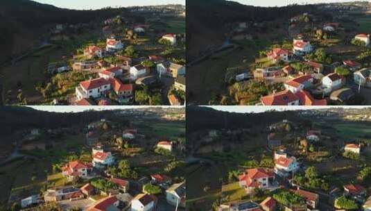 葡萄牙乡村的日落。高清在线视频素材下载