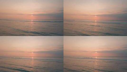 日落与海的景色高清在线视频素材下载