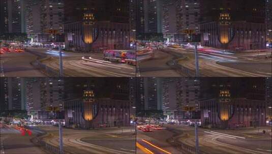 香港 街景延时 2-Z9高清在线视频素材下载