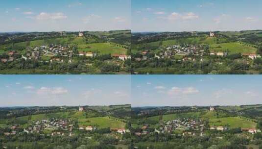 斯洛文尼亚村高清在线视频素材下载